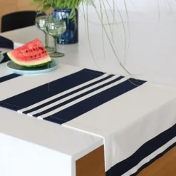 Chemin de table Bleu