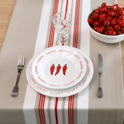 Chemin de table Rouge