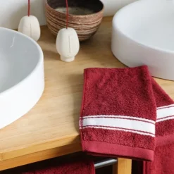 Drap de bain Rouge