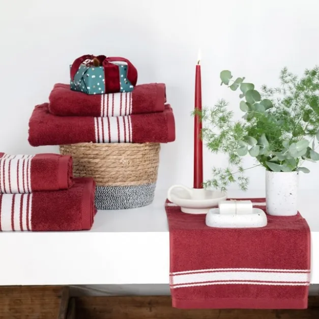 Drap de bain Rouge