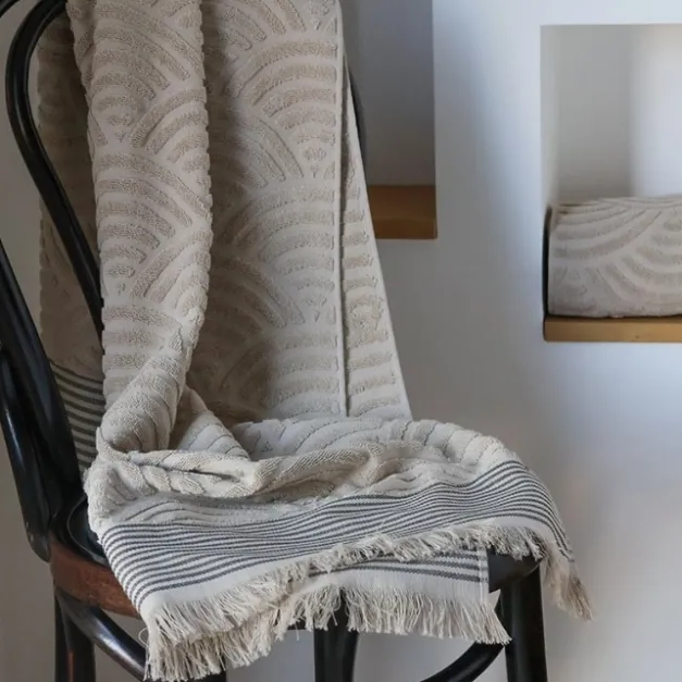 Drap de douche Beige