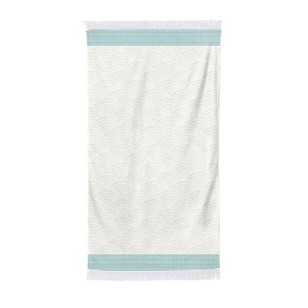 Drap de douche Bleu
