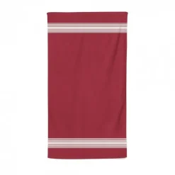 Drap de douche Rouge