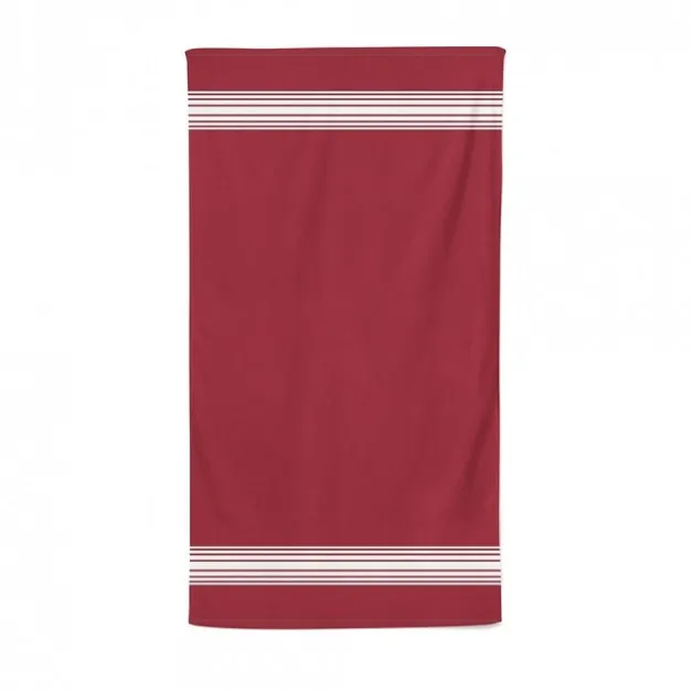 Drap de douche Rouge