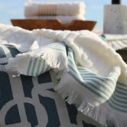 Drap de plage Blanc