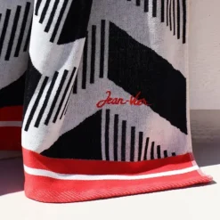 Drap de plage Noir
