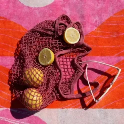 Drap de plage Rose