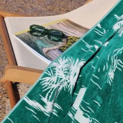 Drap de plage Vert