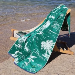 Drap de plage Vert
