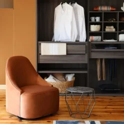 Fauteuil Marron