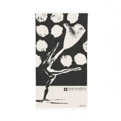 Foutas en coton Noir