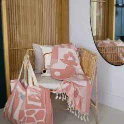 Foutas en coton Rose