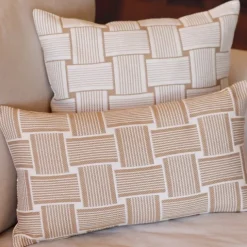 Housse de coussin Beige