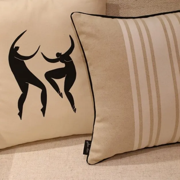 Housse de coussin Blanc