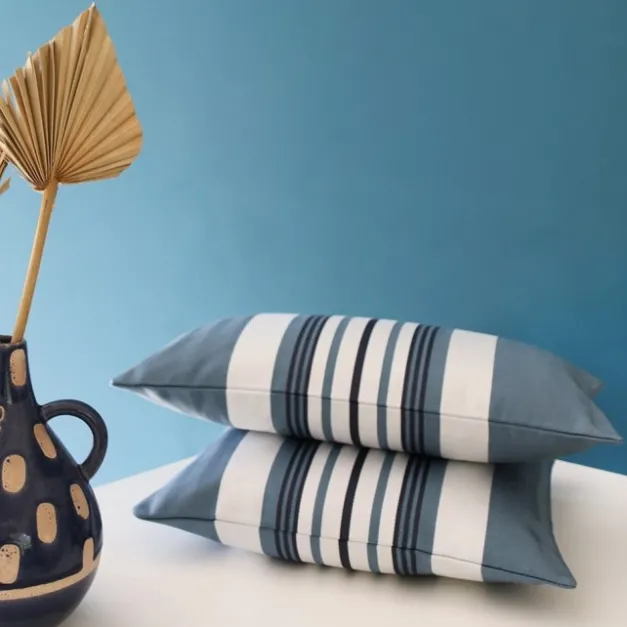 Housse de coussin Bleu