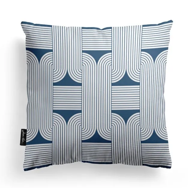 Housse de coussin Bleu
