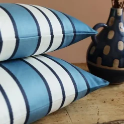 Housse de coussin Bleu