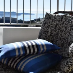 Housse de coussin Bleu