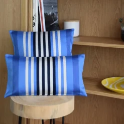 Housse de coussin Bleu