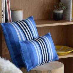 Housse de coussin Bleu