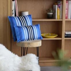 Housse de coussin Bleu