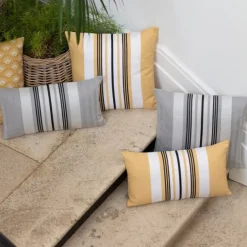Housse de coussin Jaune