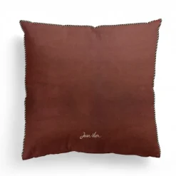 Housse de coussin Marron