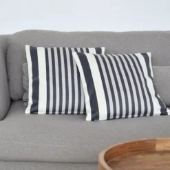 Housse de coussin Noir