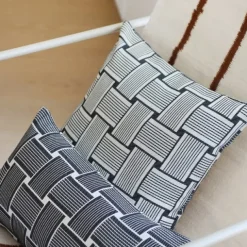 Housse de coussin Noir