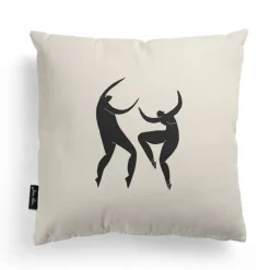 Housse de coussin Noir