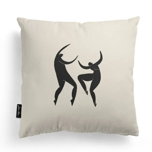 Housse de coussin Noir
