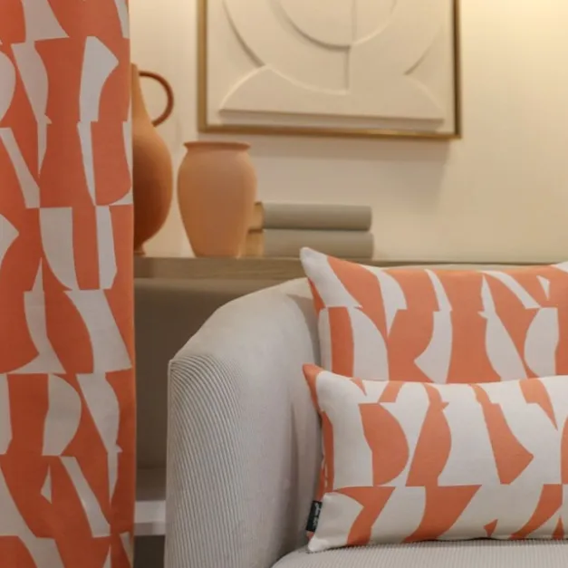 Housse de coussin Orange