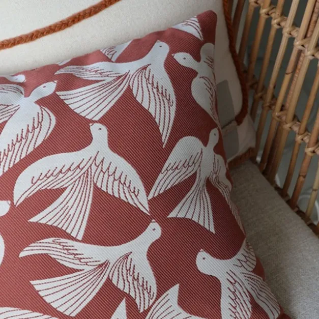 Housse de coussin Orange