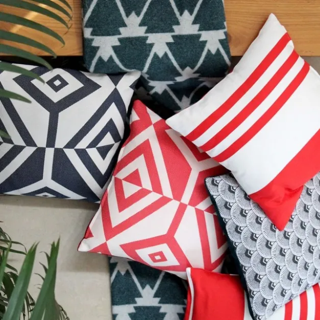 Housse de coussin Rouge