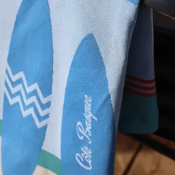 Linge de cuisine haut de gamme Bleu