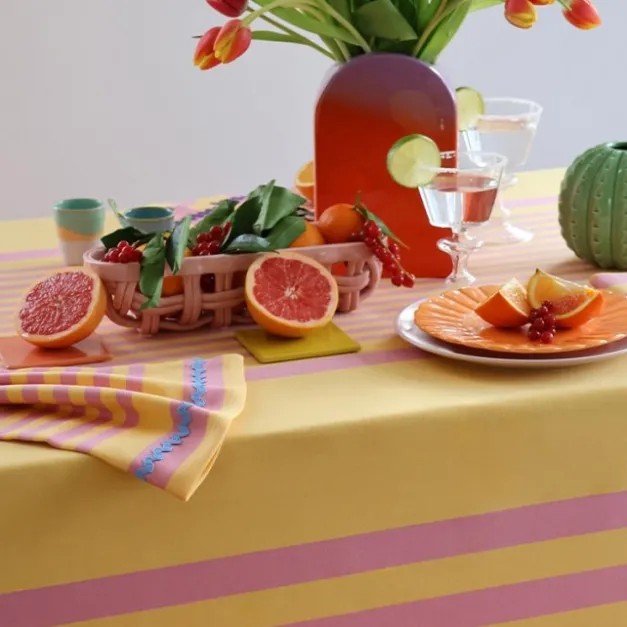 Linge de table haut de gamme Jaune