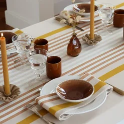 Linge de table haut de gamme Beige