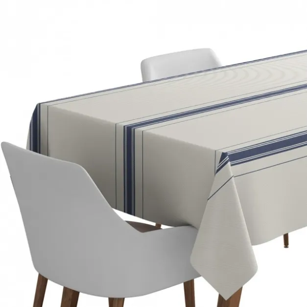 Nappe en coton Bleu