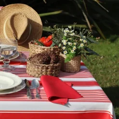 Nappe enduite Rouge