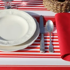 Nappe enduite Rouge