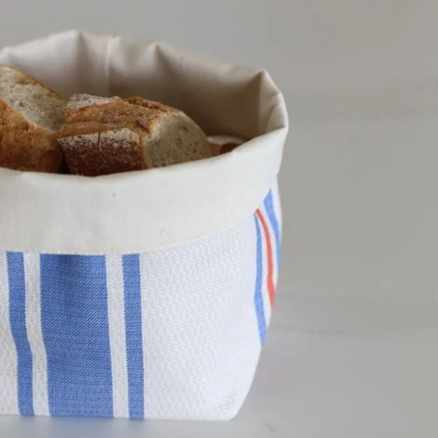 Panière et corbeille à pain en tissu Bleu
