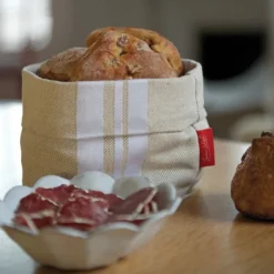 Panière et corbeille à pain en tissu Blanc