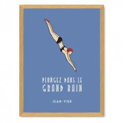 Poster et affiche Bleu