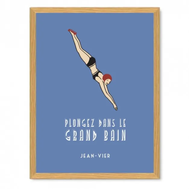 Poster et affiche Bleu