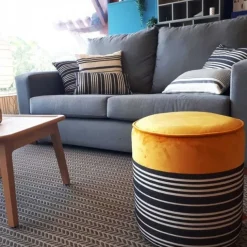 Pouf Jaune