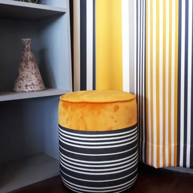 Pouf Jaune