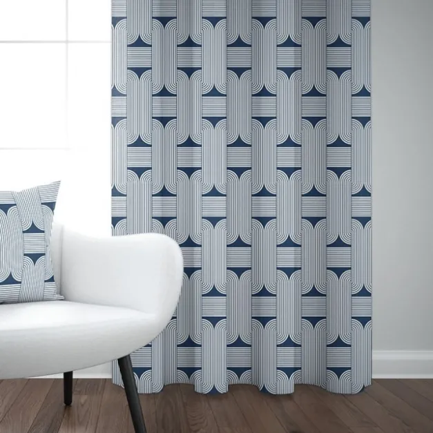 Rideaux Bleu