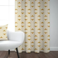 Rideaux Jaune