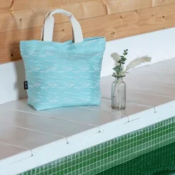Sac Shopping Bleu