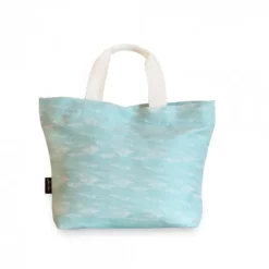 Sac Shopping Bleu